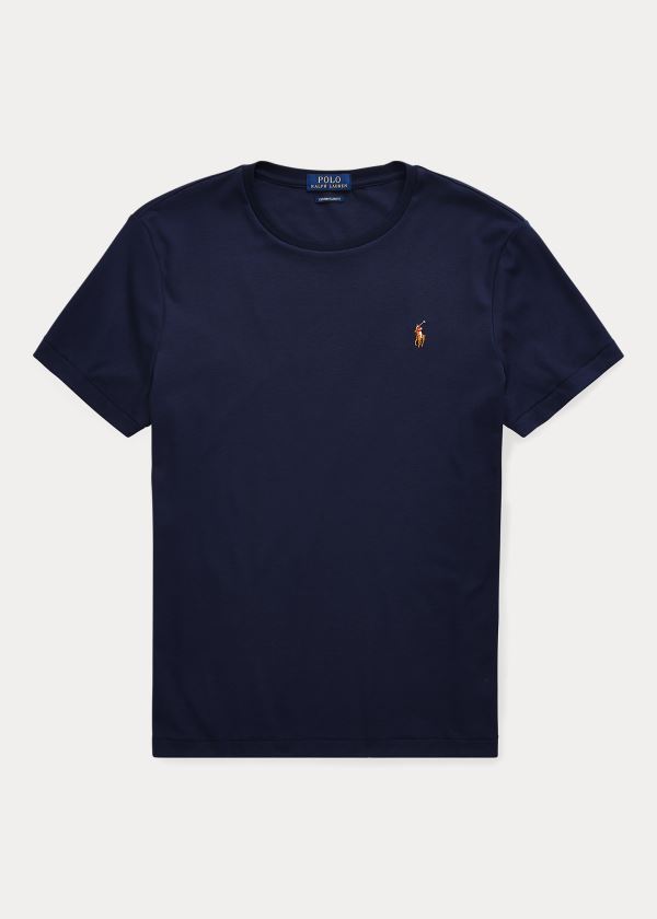 Men's Polo Ralph Lauren Classic Soft Cotton T Shirts | 074658HLC